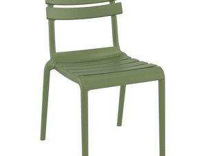 Καρέκλα Helen 20.0774 50x59x84cm Πολυπροπυλένιου Olive Green Siesta