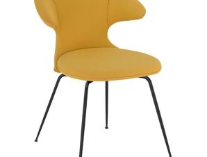 Καρέκλα Τραπεζαρίας Time Flies Horizons S 590-09C5901-3 57x59x83cm Yellow-Black Umage