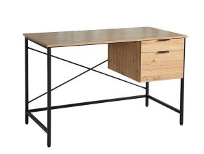 Γραφείο 0033-223-011 120x60x76cm Oak-Black