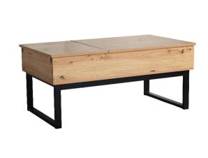 Τραπεζάκι Σαλονιού 0033-223-007 109x55x46cm Oak-Black