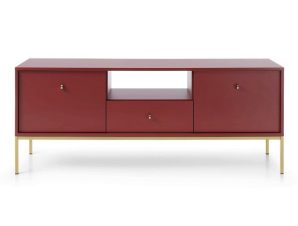 Έπιπλο Τηλεόρασης Mono P_MNR_TV_G 153,4×56,2x39cm Bordeaux-Gold