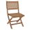 Καρέκλα Αναδιπλούμενη HM9411.01 47x58x84cm Από Οξιά Natural Σχοινί Beige