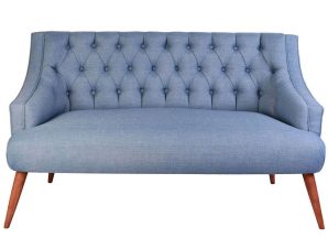 Καναπές Διθέσιος Lamont 558ZEN1234 140x74x80cm Light Blue