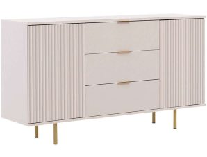 Μπουφές Nubia 162740069 150x41x80cm Beige-Gold