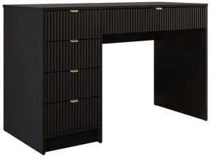 Γραφείο Tireno 162649929 120x55x76cm Black-Gold