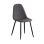 Καρέκλα Celina Black Grey ΕΜ907,1ΜP 45x54x85cm Σετ 4τμχ