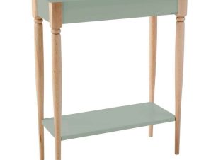 Κονσόλα Mamo S MAMOCSBE17 65x35x74cm Sage Green-Beech