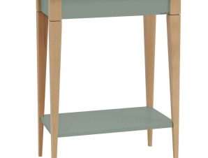 Κονσόλα Mimo S MIMOCSBE17 65x35x74cm Sage Green-Beech