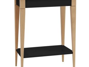 Κονσόλα Mimo S MIMOCSBEBLACK 65x35x74cm Black-Beech