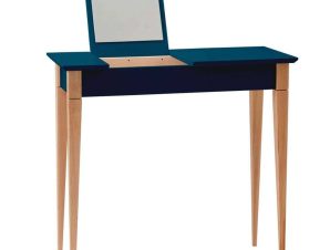 Τουαλέτα Με Καθρέπτη Mimo S MIMOTSBE14 65x35x74cm Petrol Blue-Beech