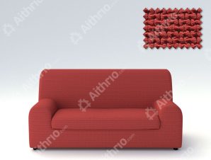 Ελαστικά καλύμματα καναπέ Ξεχωριστό Μαξιλάρι Bielastic Alaska-Διθέσιος-Κεραμιδί -10+ Χρώματα Διαθέσιμα-Καλύμματα Σαλονιού