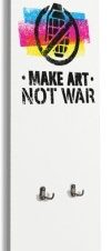 Make Art Not War Κόμικ Κρεμάστρες & Καλόγεροι 45 cm x 1.38cm